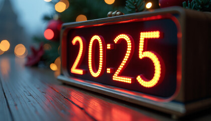 2025 Digital Clock - Stylish Timepiece
