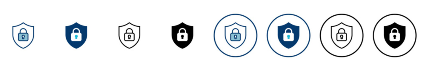 Obraz premium Security icon vector isolated on white background. protection icon. privacy. vpn