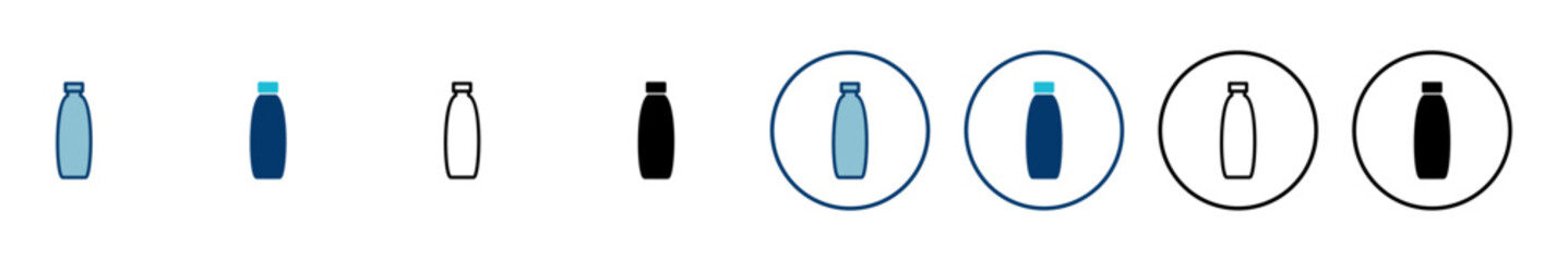 Bottle icon vector isolated on white background. Bottle vector icon