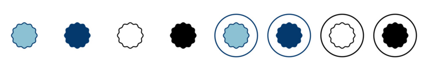 Badge icon vector isolated on white background. Awards icon. Achieve. Stamp