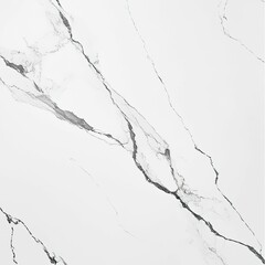 White marble with black veins.