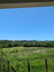 Fototapeta premium Field and sky