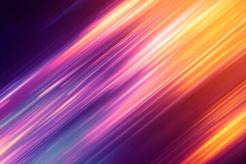 Obraz premium Radiant Flow: Vibrant Abstract Light Streaks in Motion