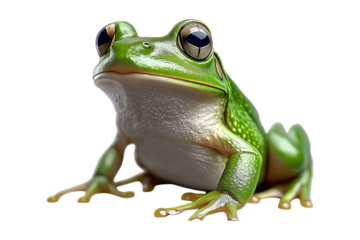 frog on white background, png