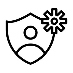 privacy settings Line Icon