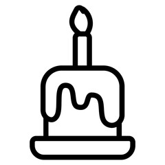 Mini cake icon