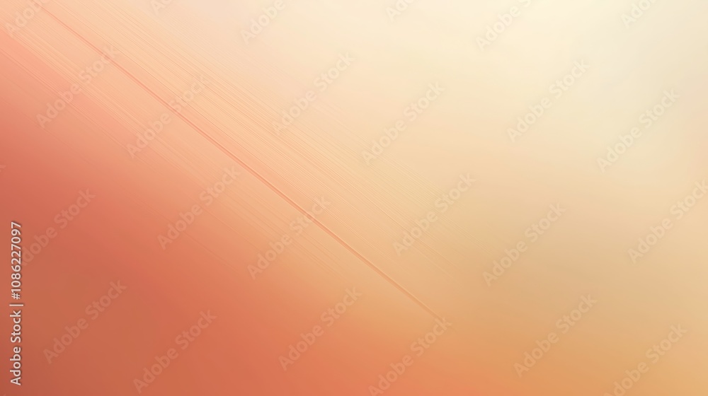Poster soft apricot gradient wallpaper with warm blending colors for calm and inviting backgrounds in desig
