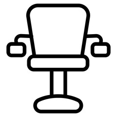 Salon chair icon