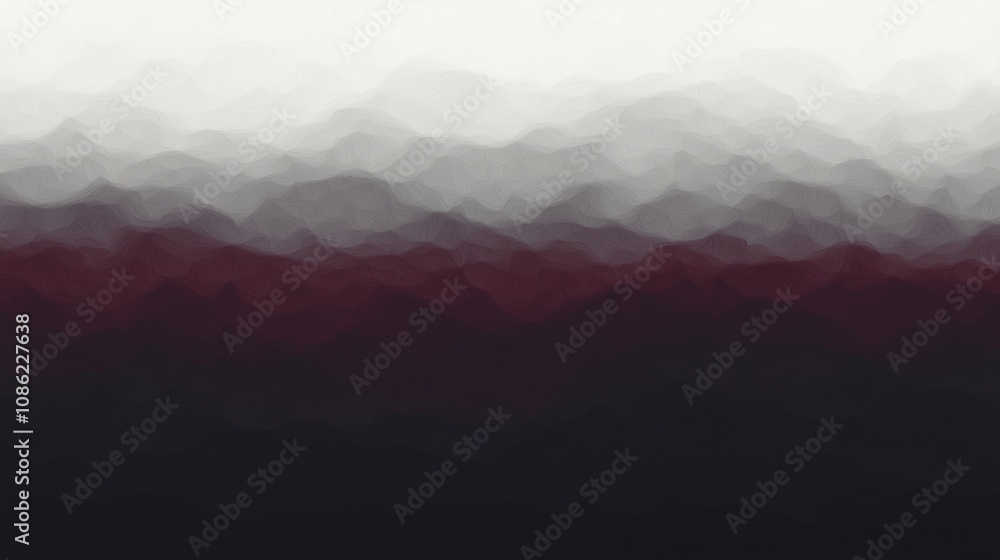 Poster abstract gradient transition from deep wine red to bright white with soft shifting colors for creati