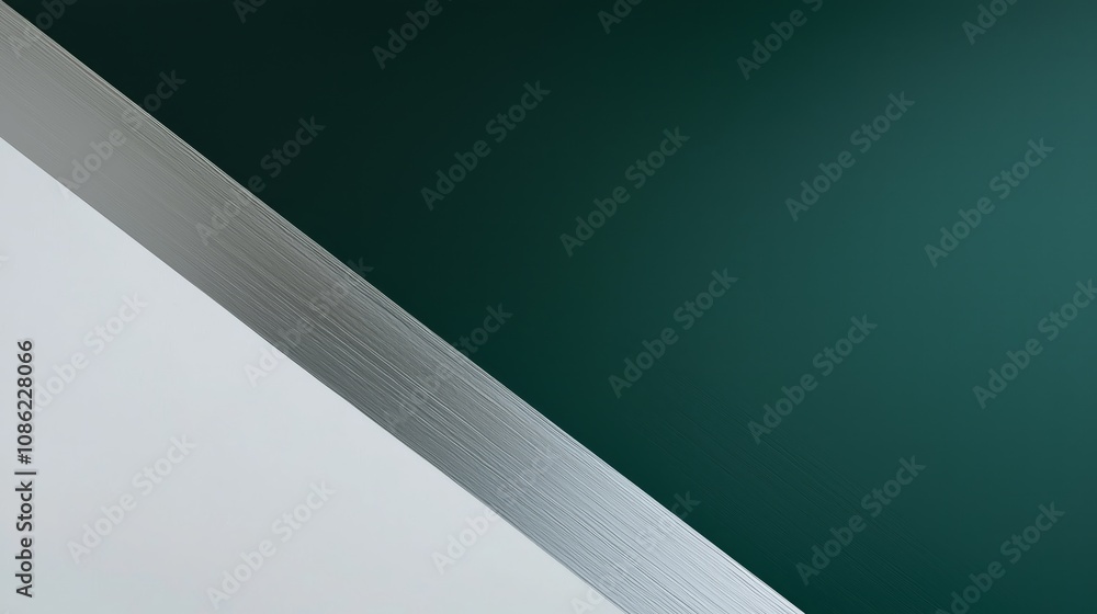 Poster Sleek Gradient Transition from Deep Emerald to Light Shade with a Minimalistic Design for Elegant Background Use