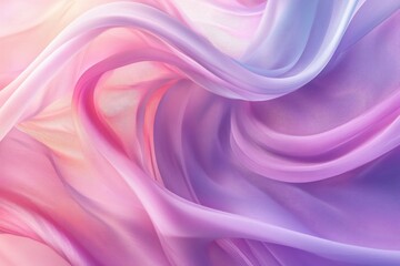 Fototapeta premium Soft Flowing Fabric Abstract in Pastel Colors