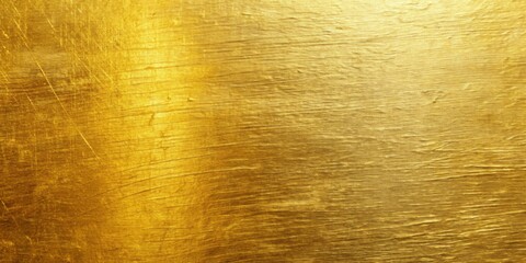Fototapeta premium Textured gold surface with subtle scratches, creating a unique contrast of roughness and luster, gold, texture, surface