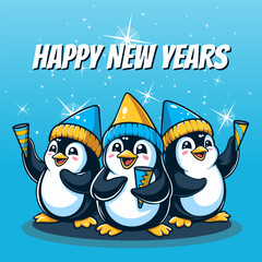 Penguins Celebrate a New Year