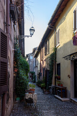 Borghetto di ostia antica, Piazza Della Rocca, Rome, Italy