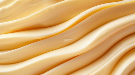Obraz premium Delight in the creamy texture of white gelato with a smooth vanilla ice cream background perfect for any dessert lover.