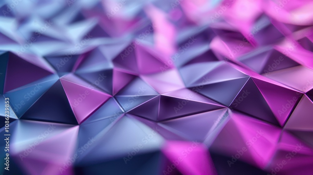 Poster vibrant geometric shapes blend together in this abstract background, adding energy and depth to your