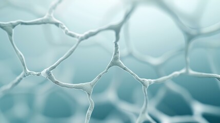 Fototapeta premium Explore a stunning futuristic network shape, revealing a hightech abstract background that captivates the imagination.