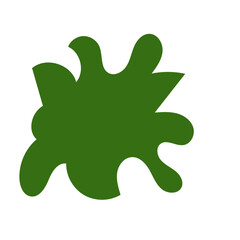 Minimalist green red abstract vector 