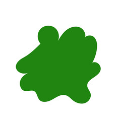 Minimalist green red abstract vector 