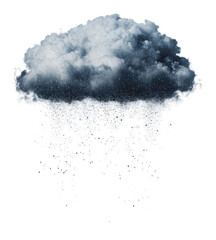 PNG Heavy rain from dark clouds