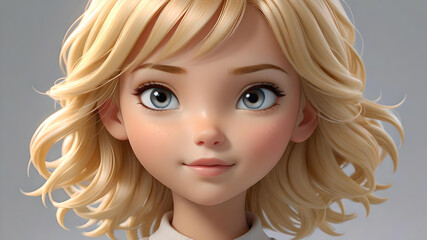 Fototapeta premium young girl avatar