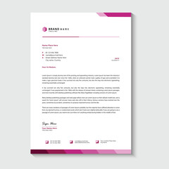 Letterhead template