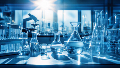 Close-Up of Scientific Equipment and Research Tools