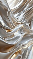 Fototapeta premium Illustrate a tableau of extravagant silk draperies intertwined with tumultuous