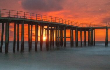 Ocean Grove pier at sunrise