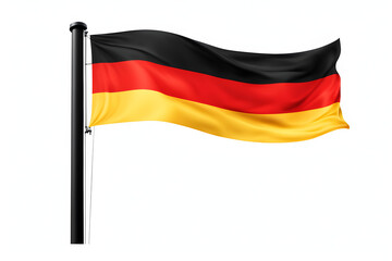 Naklejka premium the national flag on a white background