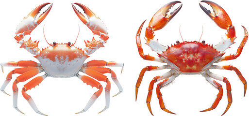 crab isolated on white background