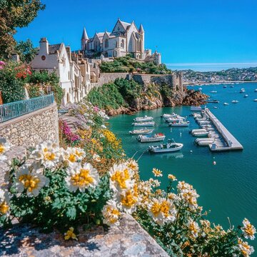 Serene Saint Peter Port, Guernsey in the Picturesque Channel Islands