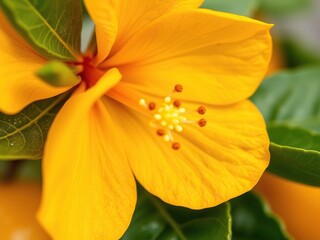 Close-up of Bitter Seville Orange Marmalade Flower, garden features, fruit bloom