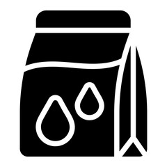 Milk product solid icon