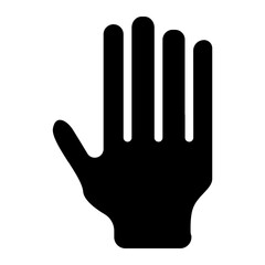Hand gestures solid icon