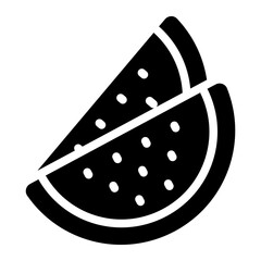 Watermelon solid icon