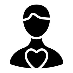 Wellbeing solid icon