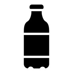 Reusable bottle solid icon