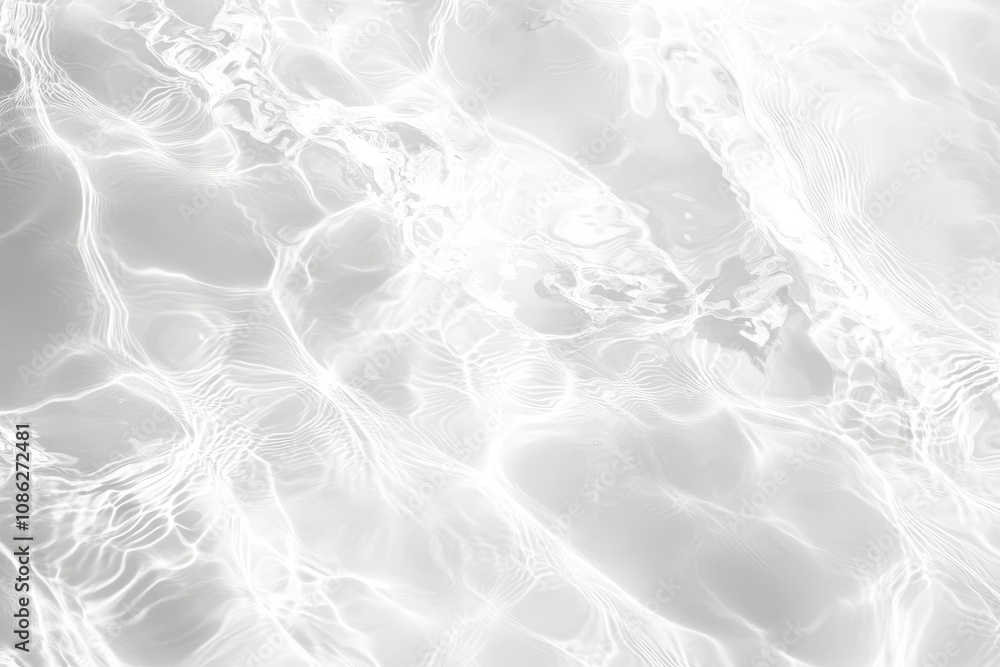 Poster abstract pattern of light reflecting on the surface of water.