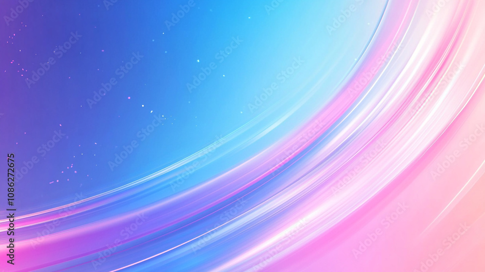 Poster colorful abstract background with smooth flowing lines and soft gradients in bright tones