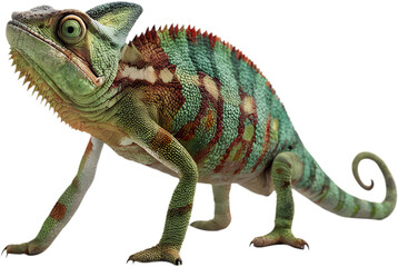 Cute chameleon clipart for holiday, winter, and seasonal themed graphic design projects. 