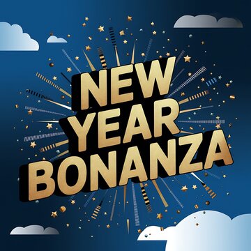 New Year Bonanza Celebration Festive Design