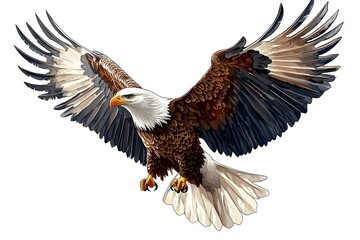 Obraz premium 4th of July, Independence day - greeting design with USA patriotic colors firework burst rays. july, freedom, red, flag, patriotism, illustration, day, blue, design, background, event, poster,