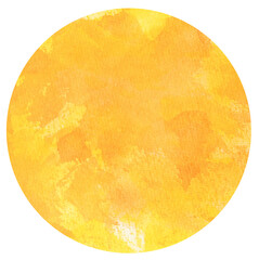 Watercolor hand painted circles texture. Watercolour circle elements for design.