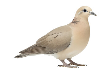 Obraz premium standing dove isolated on white, png