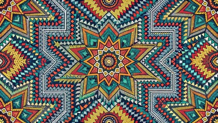 Abstract geometric pattern design for fabric background, geometric, abstract, fabric, design, pattern, background, texture