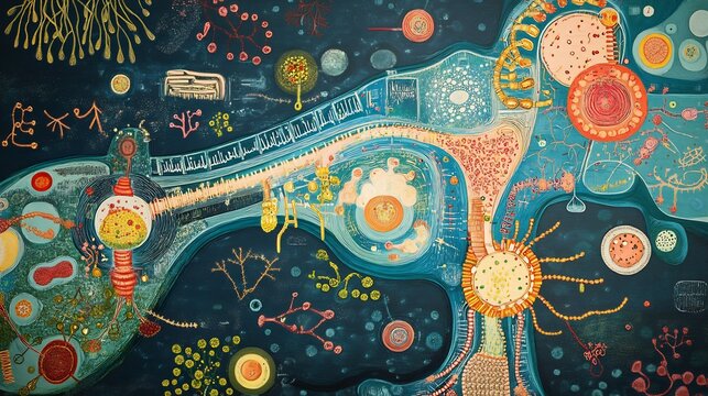 Cellular respiration pathways illustrated a comprehensive zoology chart showing glycolysis the Krebs cycle and electron transport in energy production