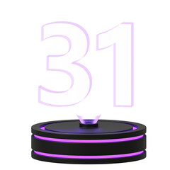 Calendar 3D Hologram