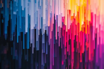 Vibrant Abstract Gradient: A Symphony of Color and Light