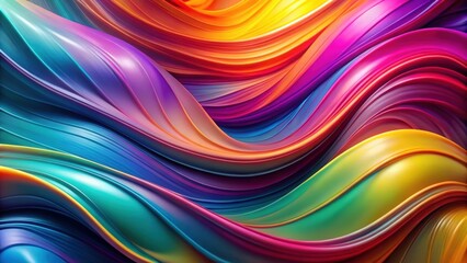Fototapeta premium Abstract fluid background with vibrant colors and flowing shapes, artistic, creative, vivid, modern, design, backdrop